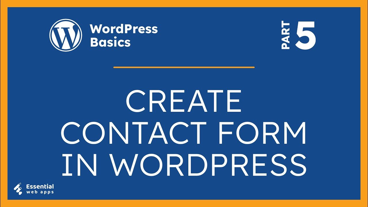 WordPress contact form plugin to create contact form in website