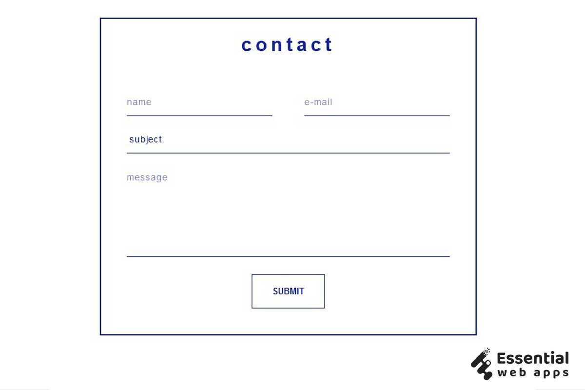 10+ HTML & CSS contact form (latest collection) - Essential Web Apps