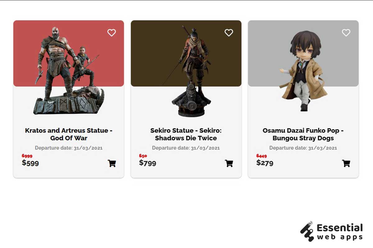 10+ CSS cards (latest collection) - Essential Web Apps