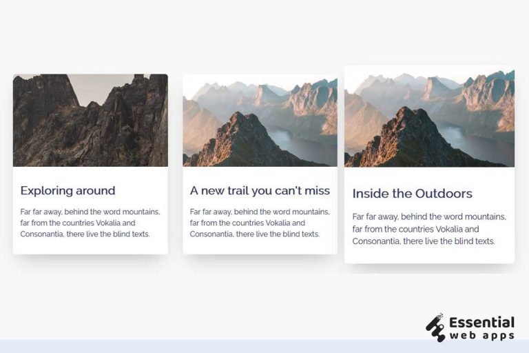 10+ CSS cards (latest collection) - Essential Web Apps