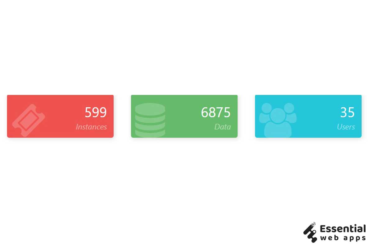 10+ Bootstrap counters (latest collection) - Essential Web Apps
