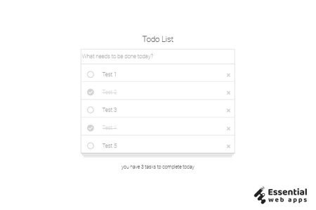 10+ JavaScript To-Do List (latest collection) - Essential Web Apps
