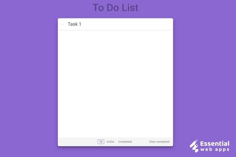 10+ JavaScript To-Do List (latest collection) - Essential Web Apps