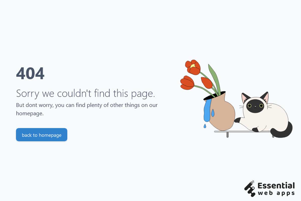 10+ Tailwind CSS 404 Page (latest collection) - Essential Web Apps