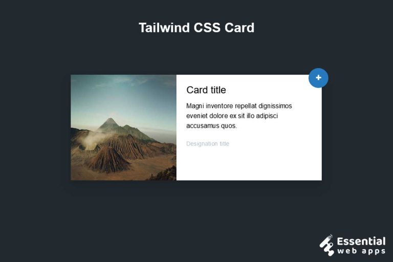 10+ Tailwind CSS Card (latest collection) - Essential Web Apps
